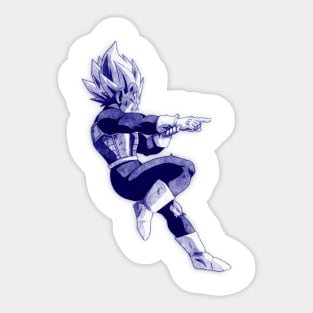 Vegeta Dragon Ball Sticker